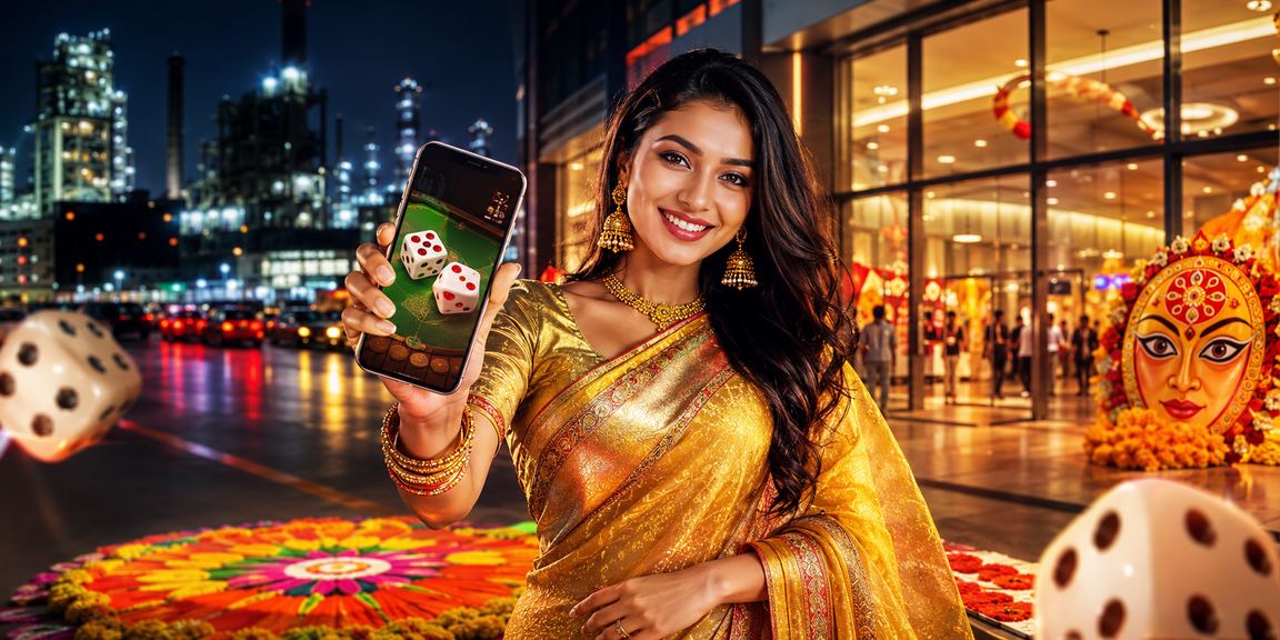 গাজীপুরে শাড়ি পরিহিত নারী মোবাইলে okbet8 ডাইস গেম উপভোগ করছেন